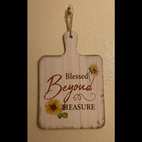 Blessed Beyond Measure hanging wall decor - Picture 3 of 4